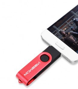 Disque amovible MOWEEK 2 en 1 USB OTG pour smartphone et PC