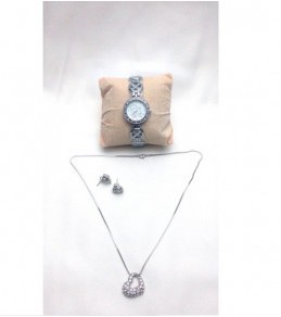 Ensemble Montre+Collier+Boucles d'oreilles DECAMBRIDGE