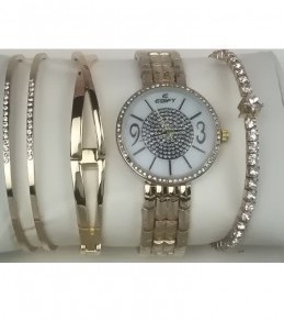 Ensemble Montre Bracelets pour Femme EDIFY D03