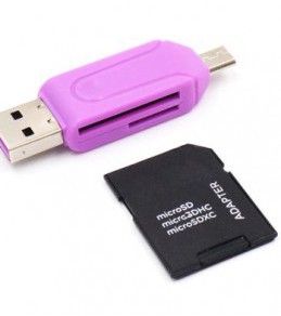 Adaptateur USB OTG Lecteur de carte universelle