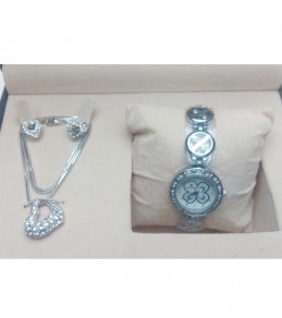 Ensemble Montre+Collier+Boucles d'oreilles DECAMBRIDGE