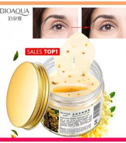 Bioaqua Boite de 80 Masque à l'Osmanthus Soin des yeux Contre les cernes